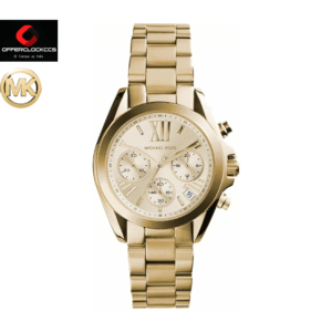 Reloj Michael Kors de Dama - Bradshaw, Reloj cronógrafo de acero inoxidable de 43 mm MK5798