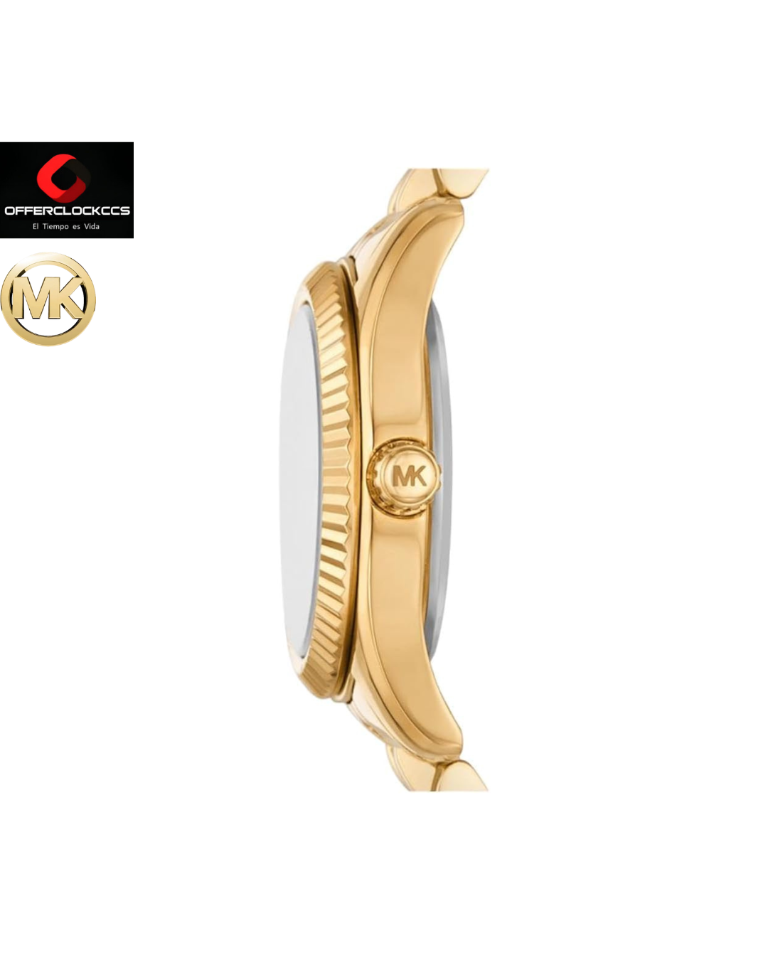Reloj Michael Kors Lexington para Mujer, 26mm Movimiento de Cuarzo a Tres Agujas con Correa de Acero Inoxidable - Imagen 3